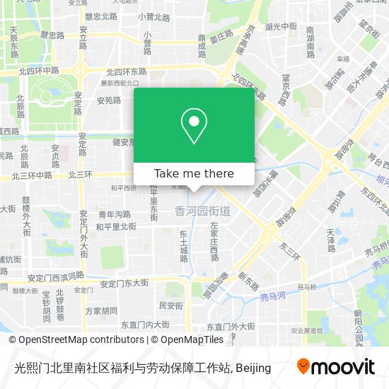光熙门北里南社区福利与劳动保障工作站 map