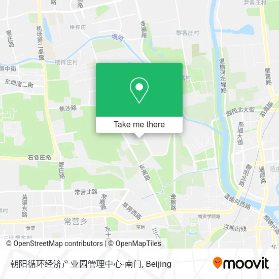 朝阳循环经济产业园管理中心-南门 map