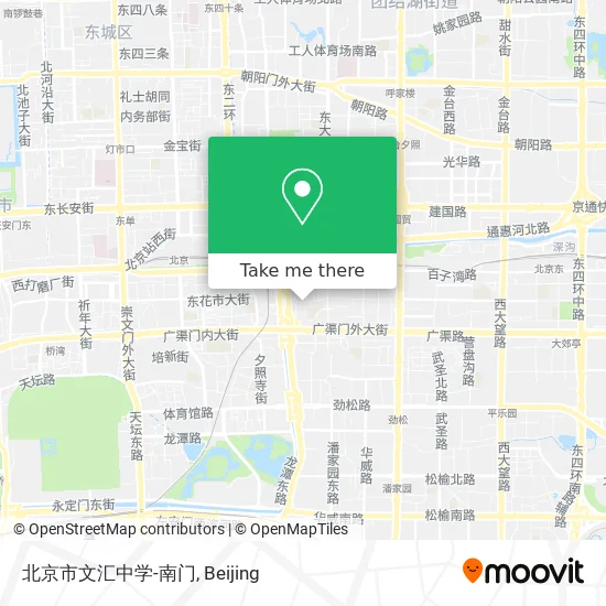北京市文汇中学-南门 map