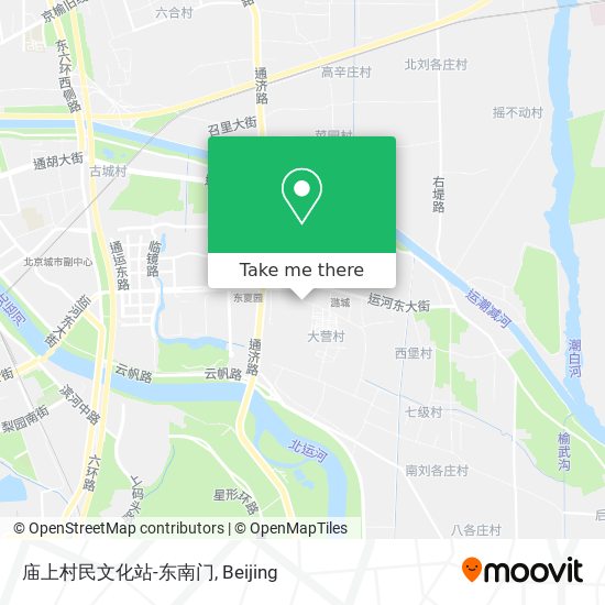 庙上村民文化站-东南门 map