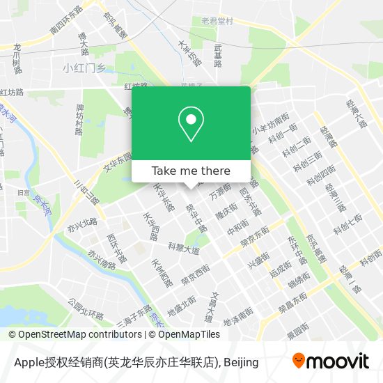 Apple授权经销商(英龙华辰亦庄华联店) map