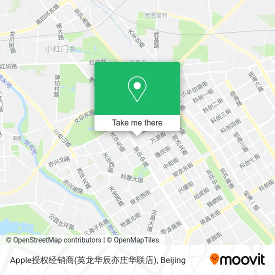 Apple授权经销商(英龙华辰亦庄华联店) map