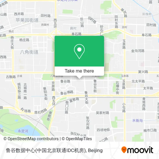鲁谷数据中心(中国北京联通IDC机房) map
