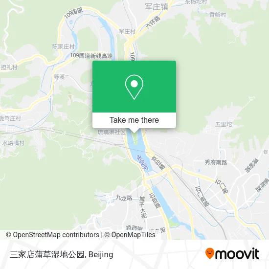 三家店蒲草湿地公园 map