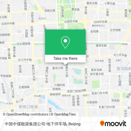 中国中煤能源集团公司-地下停车场 map