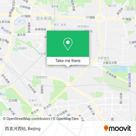 西直河西站 map