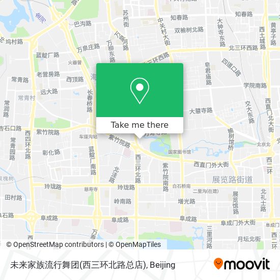 未来家族流行舞团(西三环北路总店) map