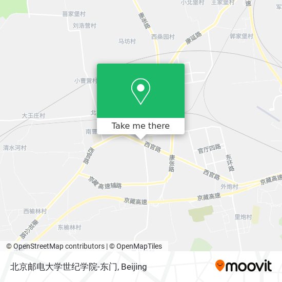 北京邮电大学世纪学院-东门 map