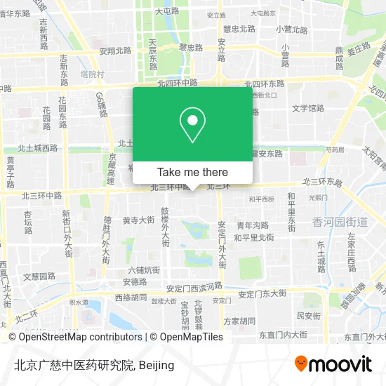 北京广慈中医药研究院 map