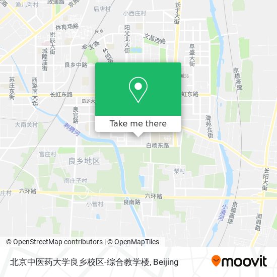 北京中医药大学良乡校区-综合教学楼 map