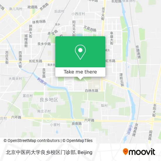 北京中医药大学良乡校区门诊部 map