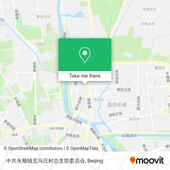 中共永顺镇北马庄村总支部委员会 map