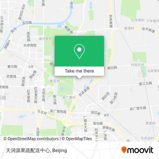 天润源果蔬配送中心 map