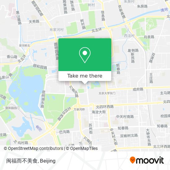 闽福而不美食 map