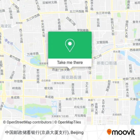 中国邮政储蓄银行(京鼎大厦支行) map