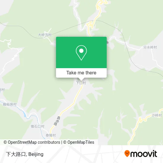 下大路口 map