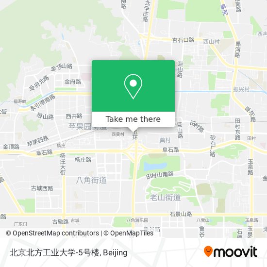 北京北方工业大学-5号楼 map