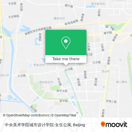 中央美术学院城市设计学院-女生公寓 map