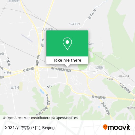 X031/西东路(路口) map
