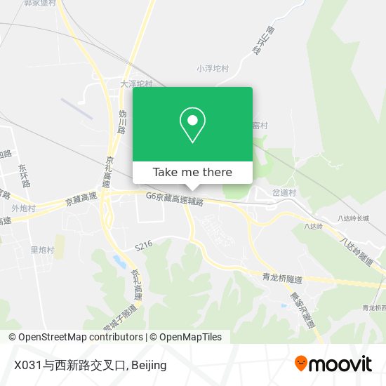 X031与西新路交叉口 map