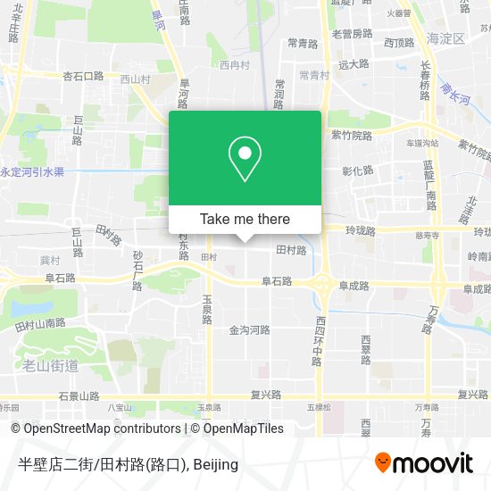 半壁店二街/田村路(路口) map