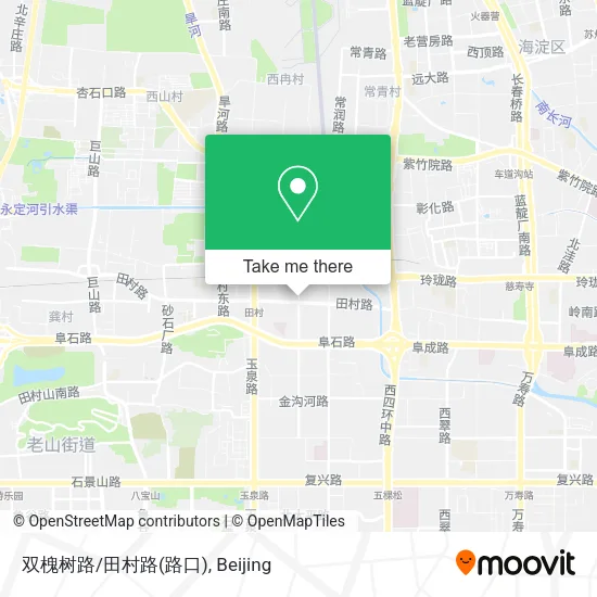 双槐树路/田村路(路口) map