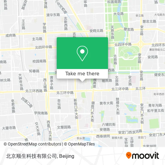 北京顺生科技有限公司 map