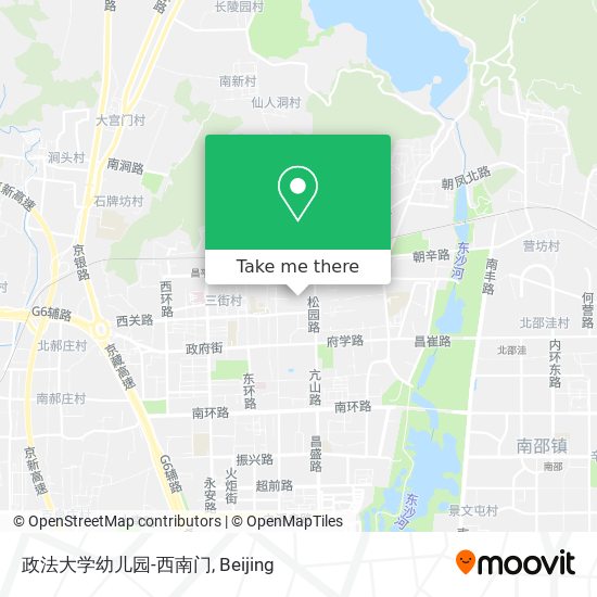 政法大学幼儿园-西南门 map