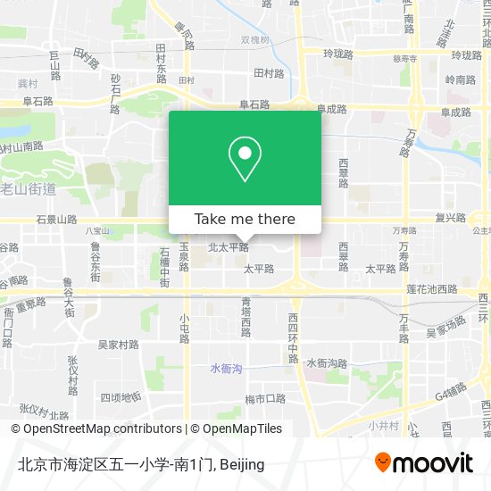 北京市海淀区五一小学-南1门 map