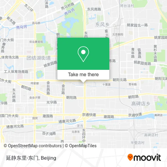 延静东里-东门 map