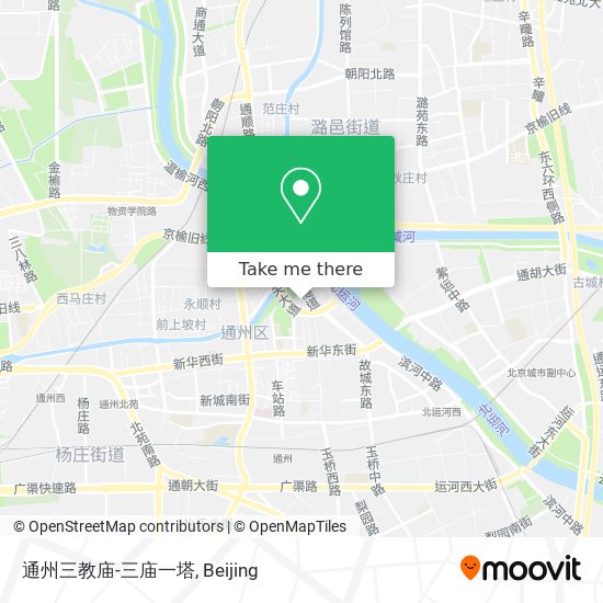 通州三教庙-三庙一塔 map