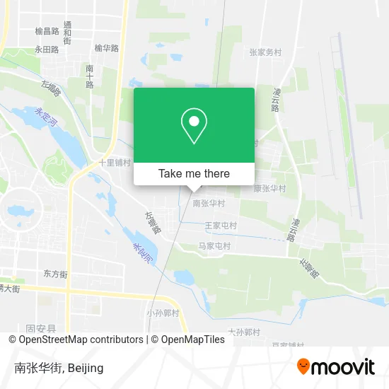 南张华街 map