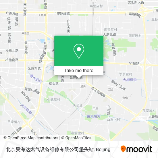 北京昊海达燃气设备维修有限公司垡头站 map
