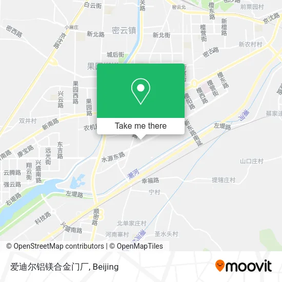 爱迪尔铝镁合金门厂 map