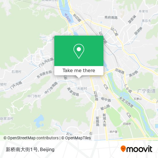 新桥南大街1号 map