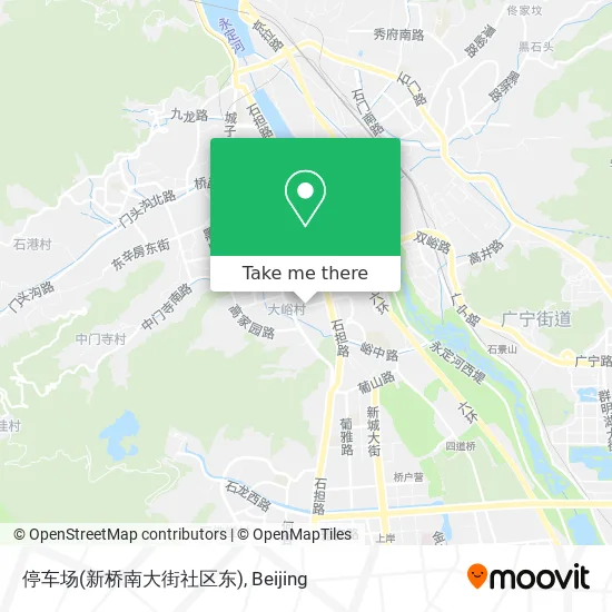停车场(新桥南大街社区东) map