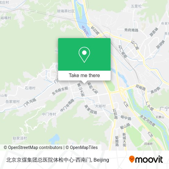 北京京煤集团总医院体检中心-西南门 map