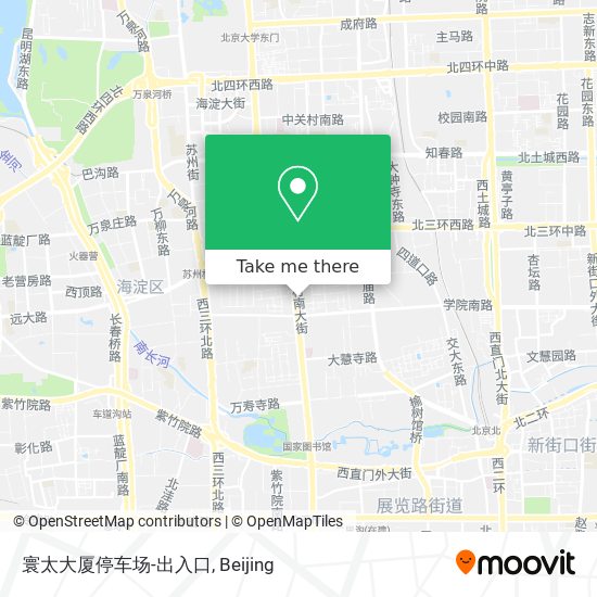 寰太大厦停车场-出入口 map