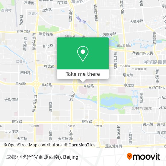 成都小吃(华光商厦西南) map
