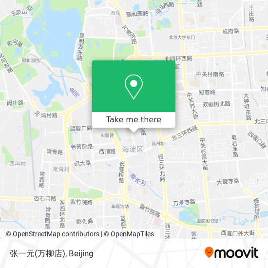 张一元(万柳店) map