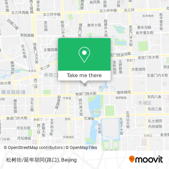 松树街/延年胡同(路口) map