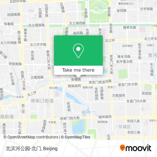 北滨河公园-北门 map