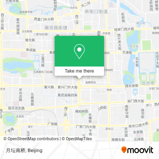 月坛南桥 map