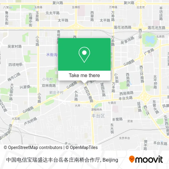 中国电信宝瑞盛达丰台岳各庄南桥合作厅 map