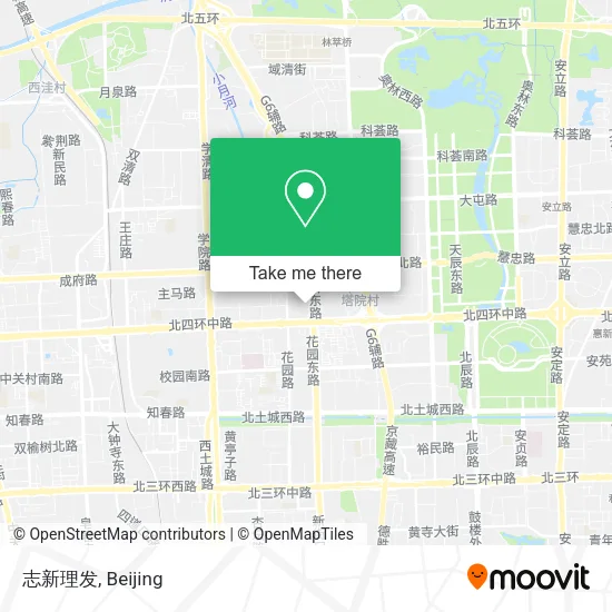 志新理发 map
