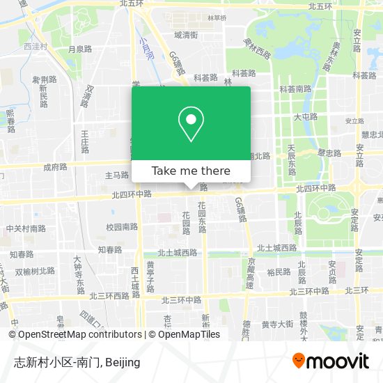 志新村小区-南门 map
