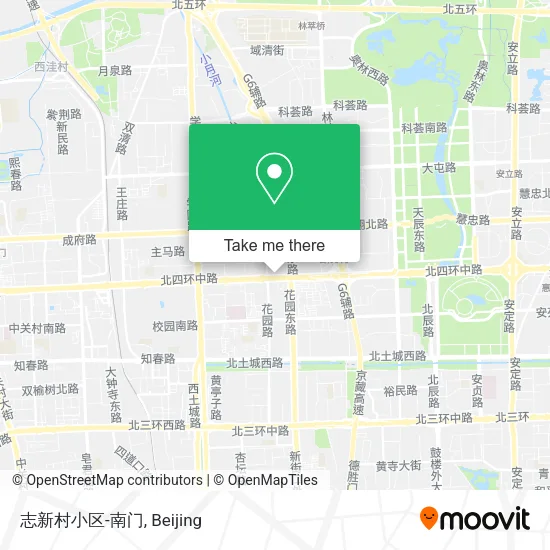 志新村小区-南门 map