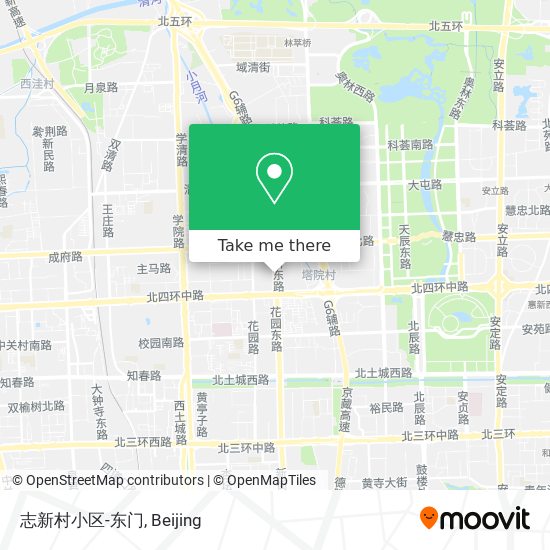 志新村小区-东门 map