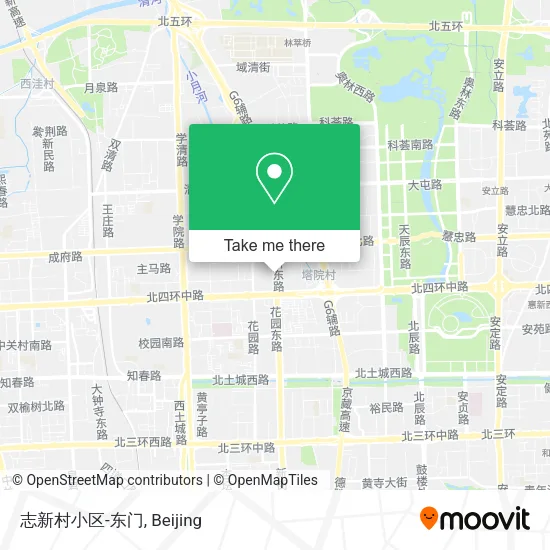 志新村小区-东门 map