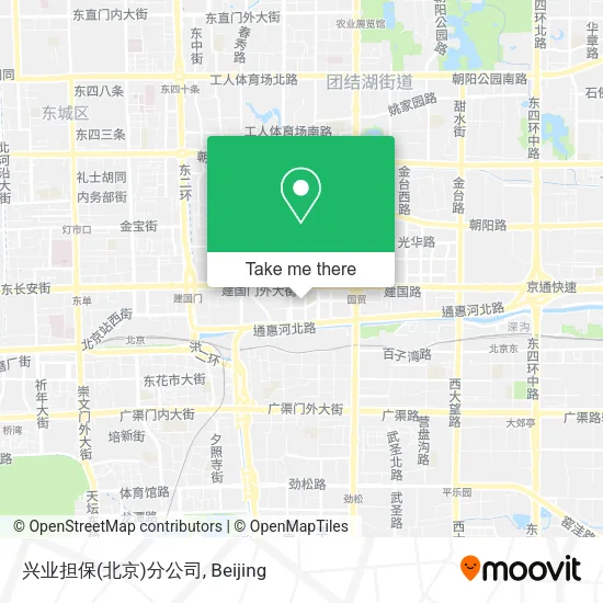 兴业担保(北京)分公司 map